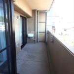 エルコンセ牛田旭　バルコニーは南東向きです