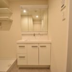 新設：洗面化粧台です。20