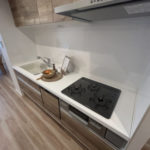 新設システムキッチンです。　(キッチン)