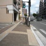 南区段原2丁目土地　前面道路