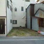 中区西白島町土地　現地