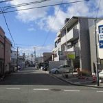 西区東観音町中古　前面道路