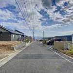 西区古田台2丁目土地　現地　