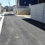 東区馬木7丁目土地　現地前面道路