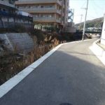 東区上温品1丁目新築　前面道路