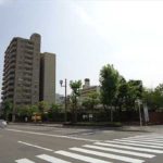 ダイアパレスプロムナード加古町　外観と周辺道路