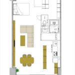 サンヒルズCO-OPマンションA棟　専有面積68.14㎡。ワンルームの間取りです。