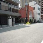 ローレルコート京橋川公園　前面道路