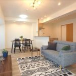 エルコンセ牛田旭　南東向きで明るいLDKです♪